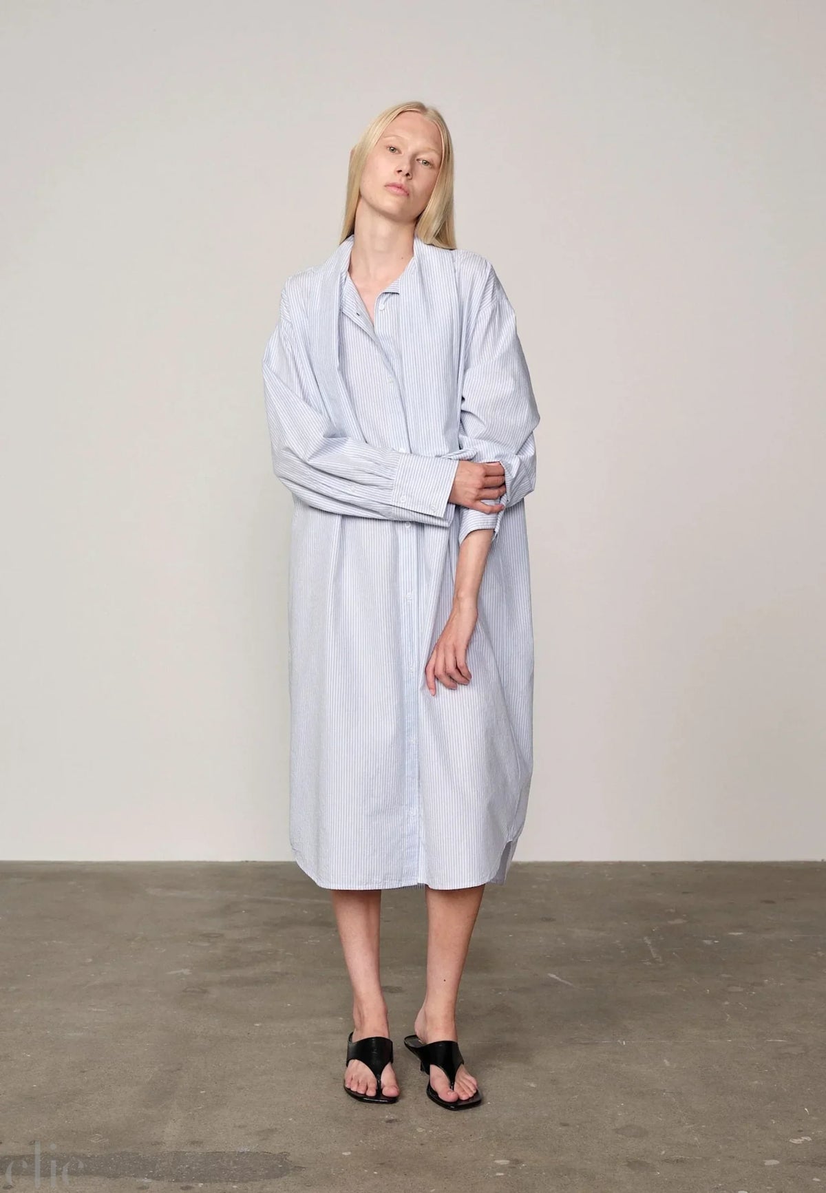 Eden Dress in Blue Stripe, from Herskind