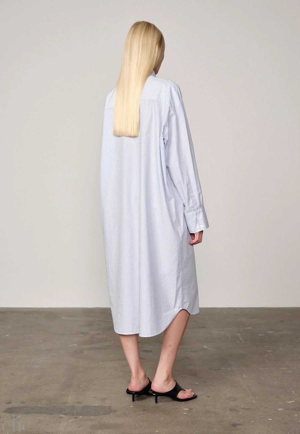 Eden Dress in Blue Stripe, from Herskind