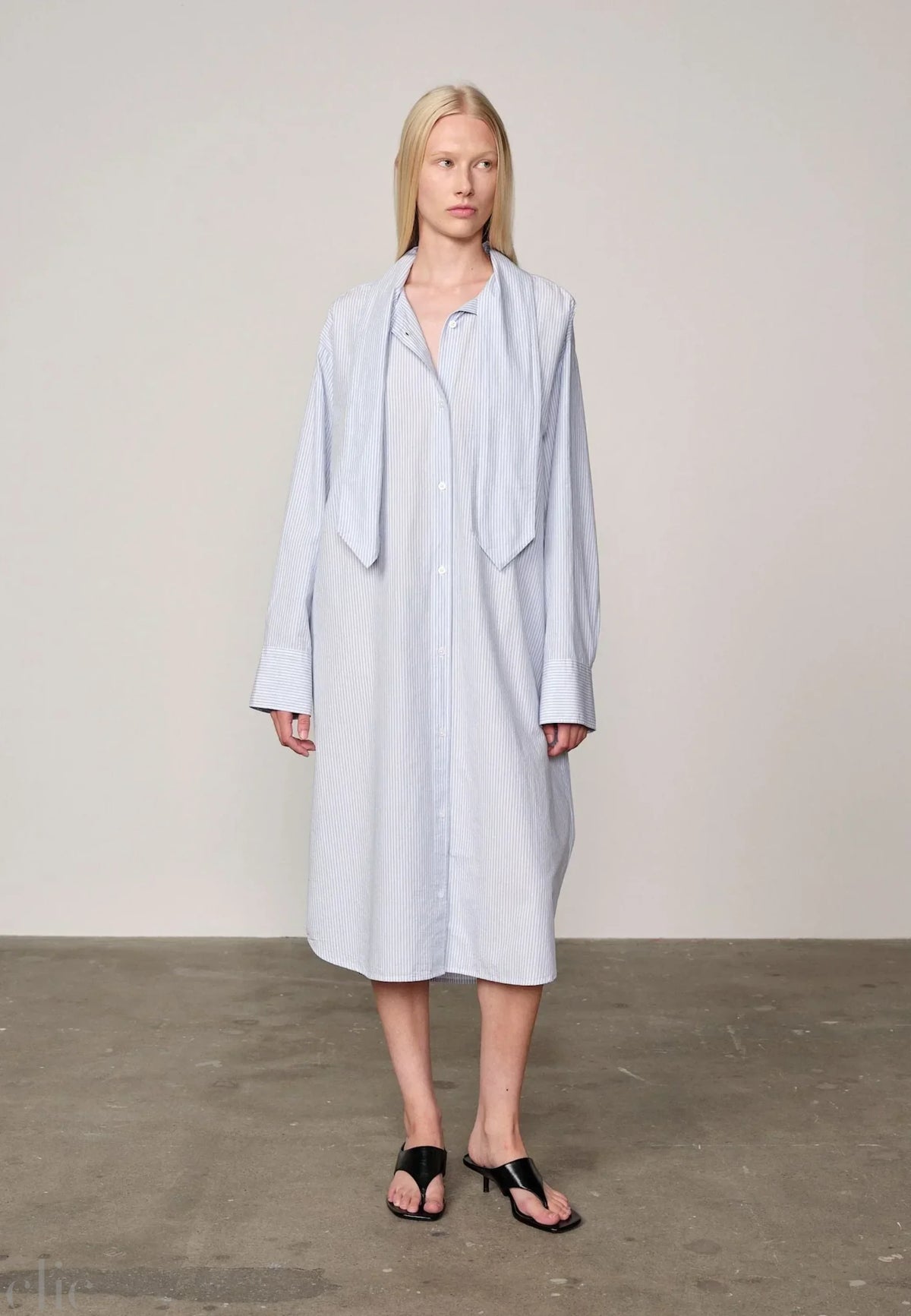 Eden Dress in Blue Stripe, from Herskind