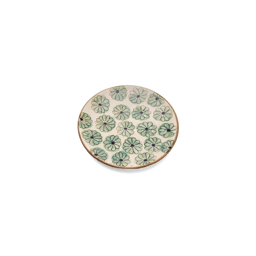 Ceramic Plate in Disy Field, from Kiliim