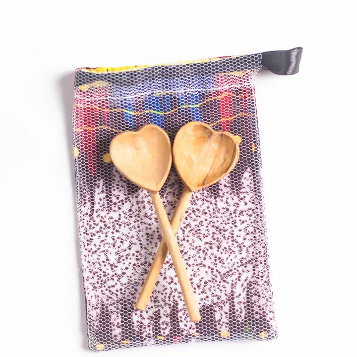 Olivewood Heart Spoon Set, from Creative Women