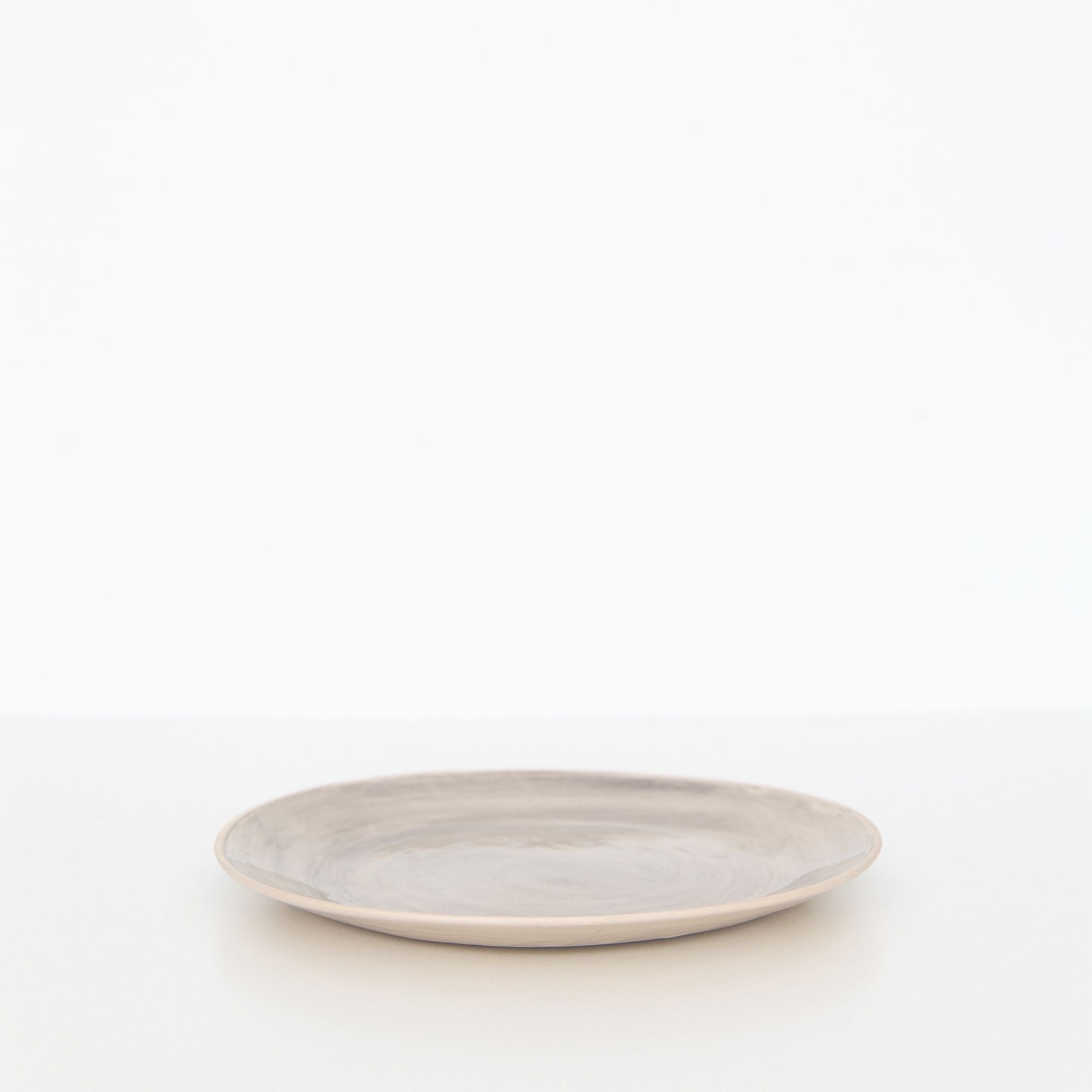 Dinner Plate in Beach Sand Grey, from Wonki Ware