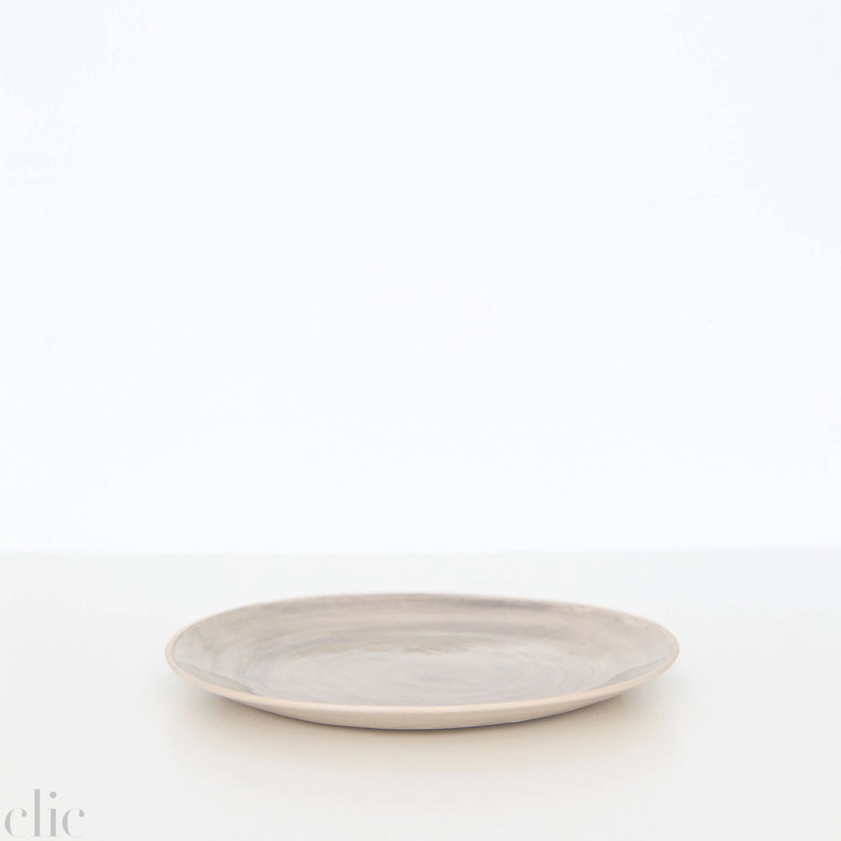 Dinner Plate in Beach Sand Grey, from Wonki Ware