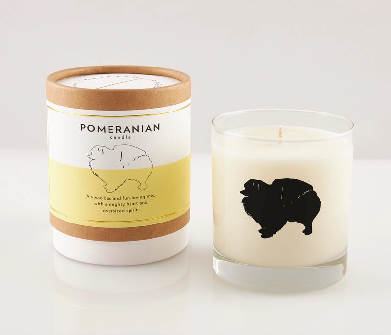 Pomeranian Dog Soy Candle, from Scripted Fragrence