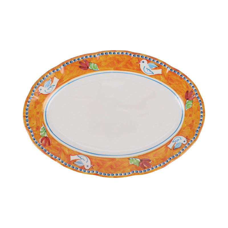 Uccello Oval Platter, from Vietri