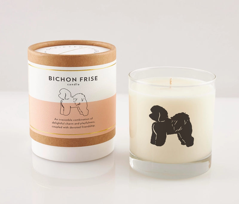 Bichon Frise Dog Soy Candle, from Scripetd Fragrence