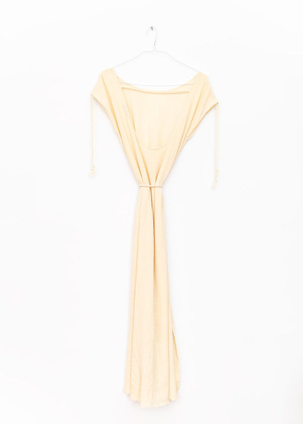 Alexandrie Long Dress in Cream, from Maison Saint Julien