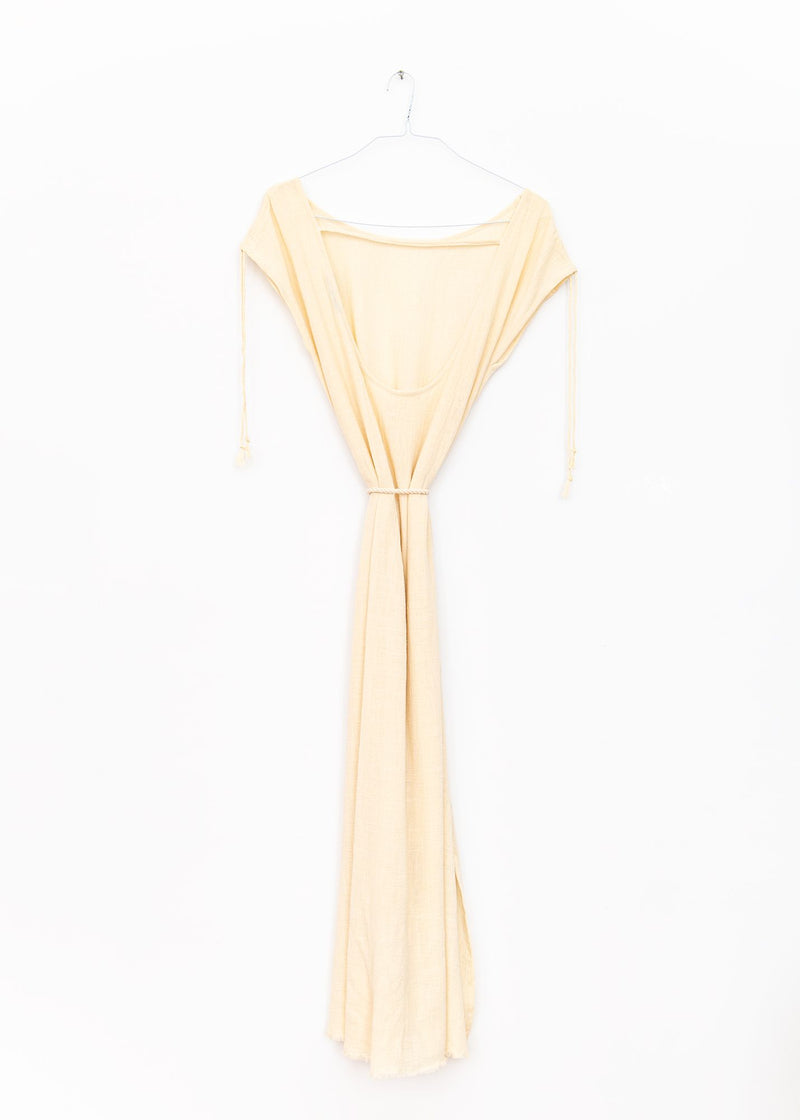 Alexandrie Long Dress in Cream, from Maison Saint Julien
