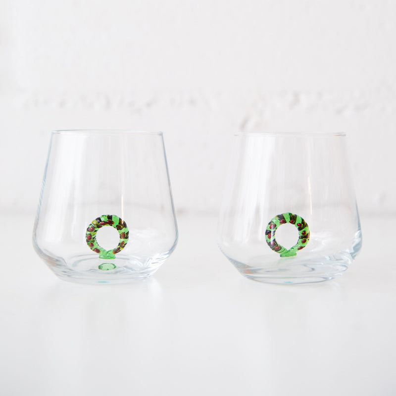 Wreath Drinking Glass, from Minizoo