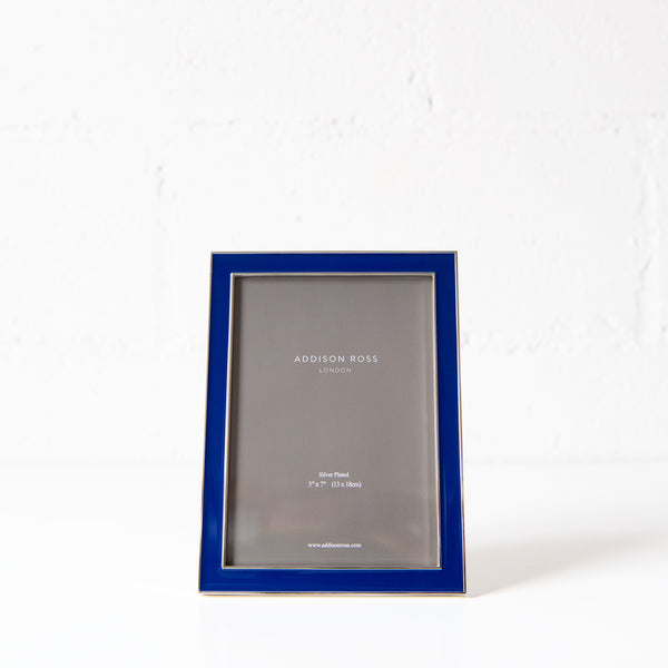 5X7 Enamel Frame in Royal Blue, from Addison Ross