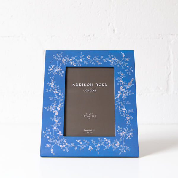 Chinoiserie Frame in Blue, from Addison Ross