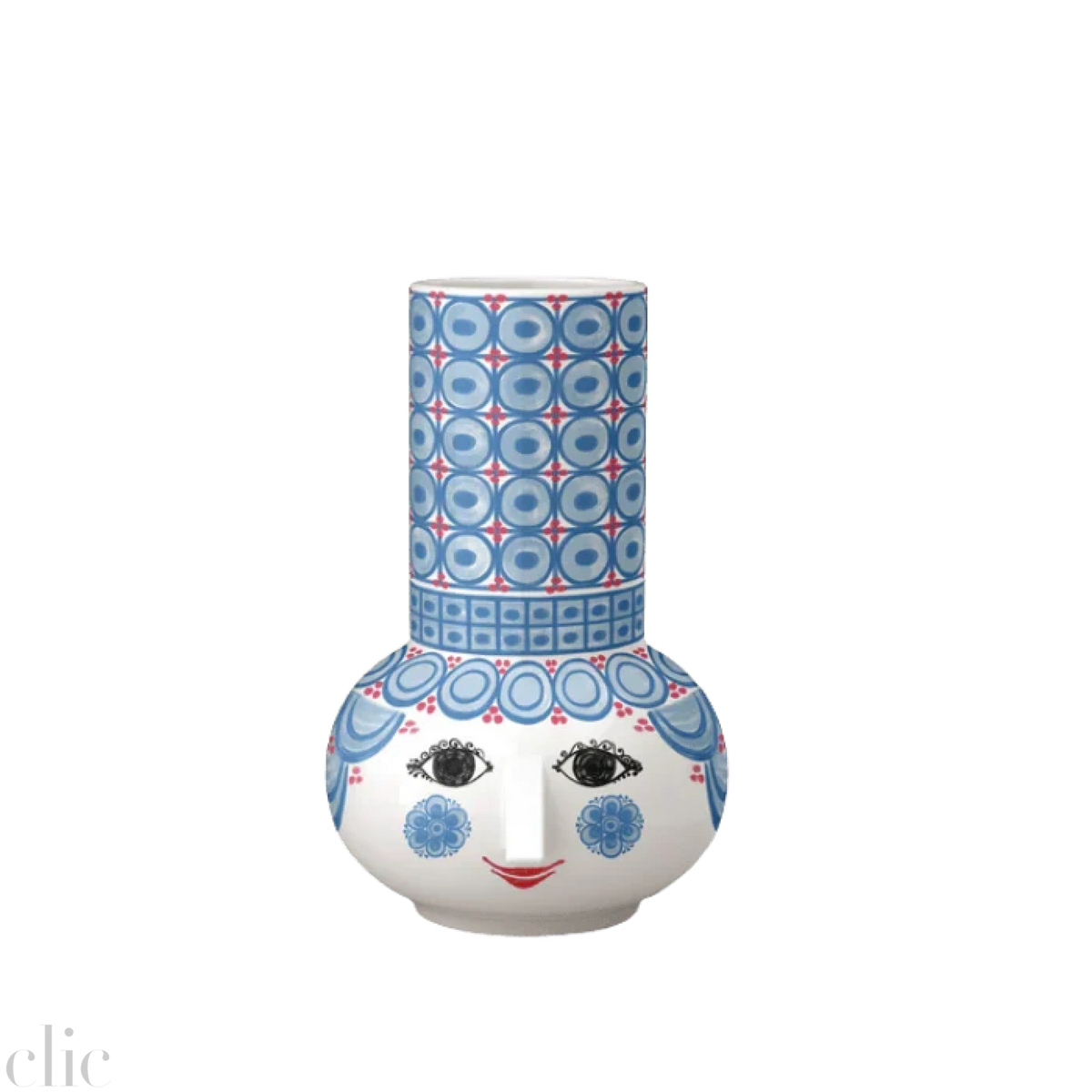 Bjørn Wiinblad Olga Candle holder in Blue, from Rosendahl Design
