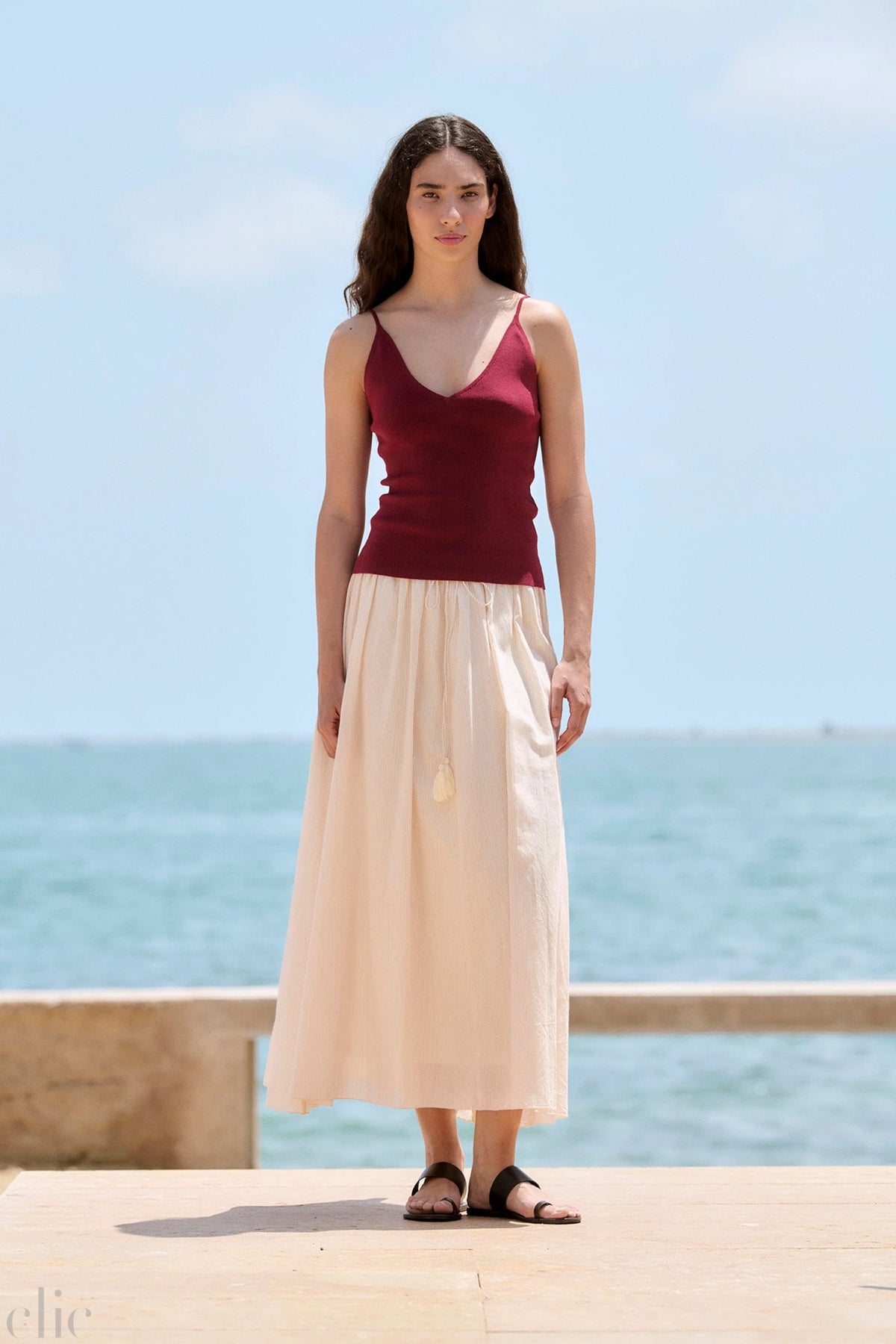 Midi Stripe Skirt from Sita Murt