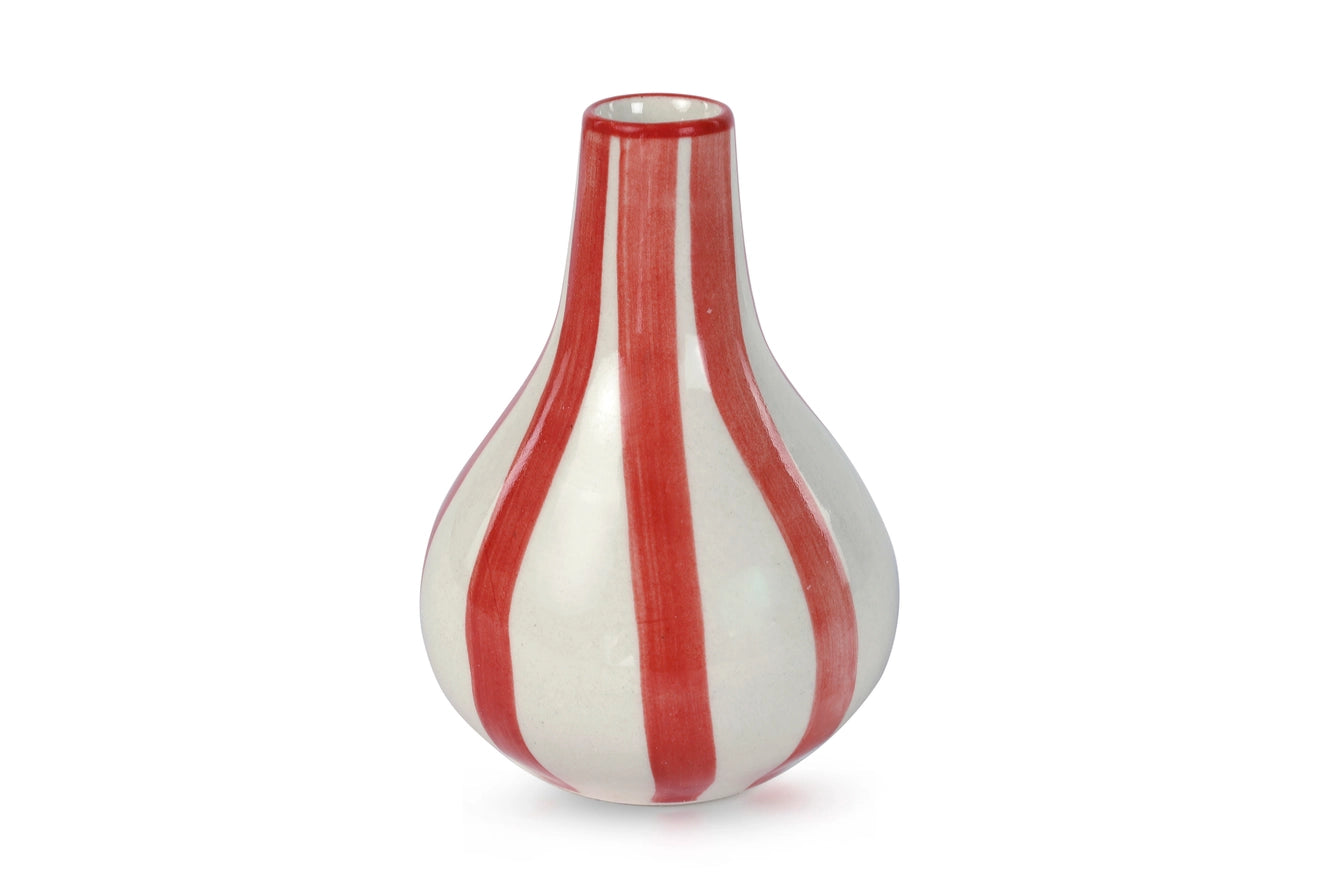 Ceramic bud vase in Red, from Casa Amarosa