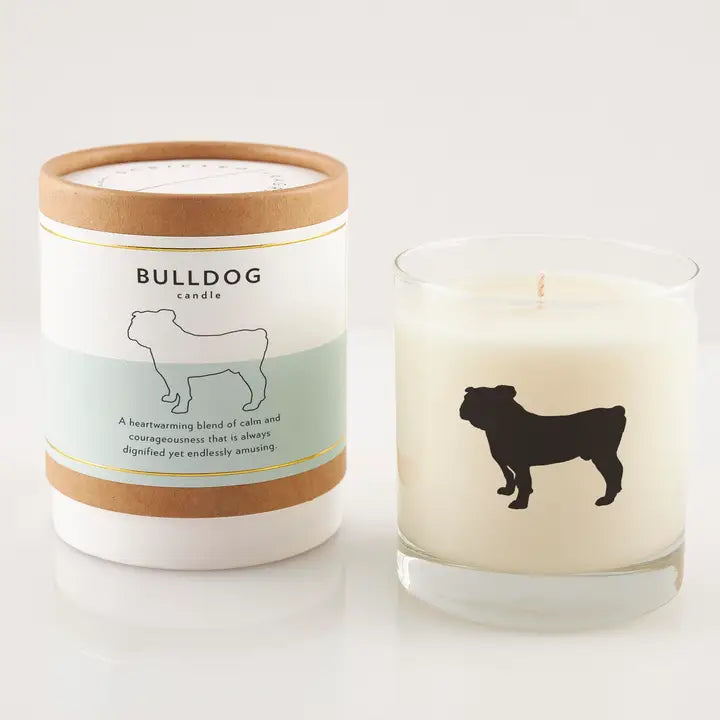 Bulldog Breed Soy Candle, from Scipted Fragrance