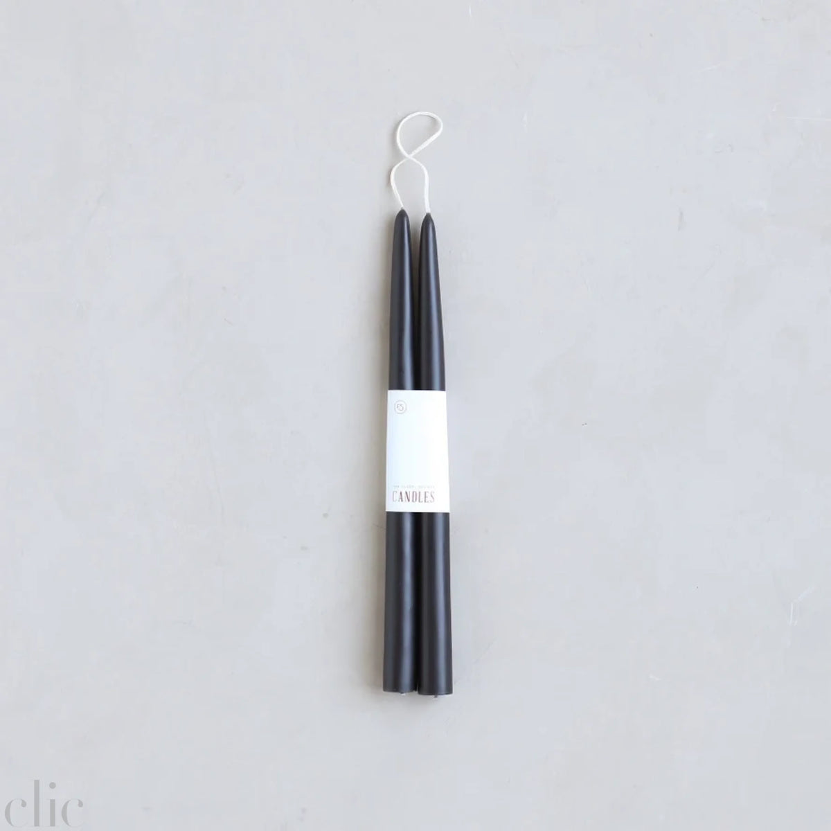 Original Dip Taper Candles in Smoke, from The Floral Society