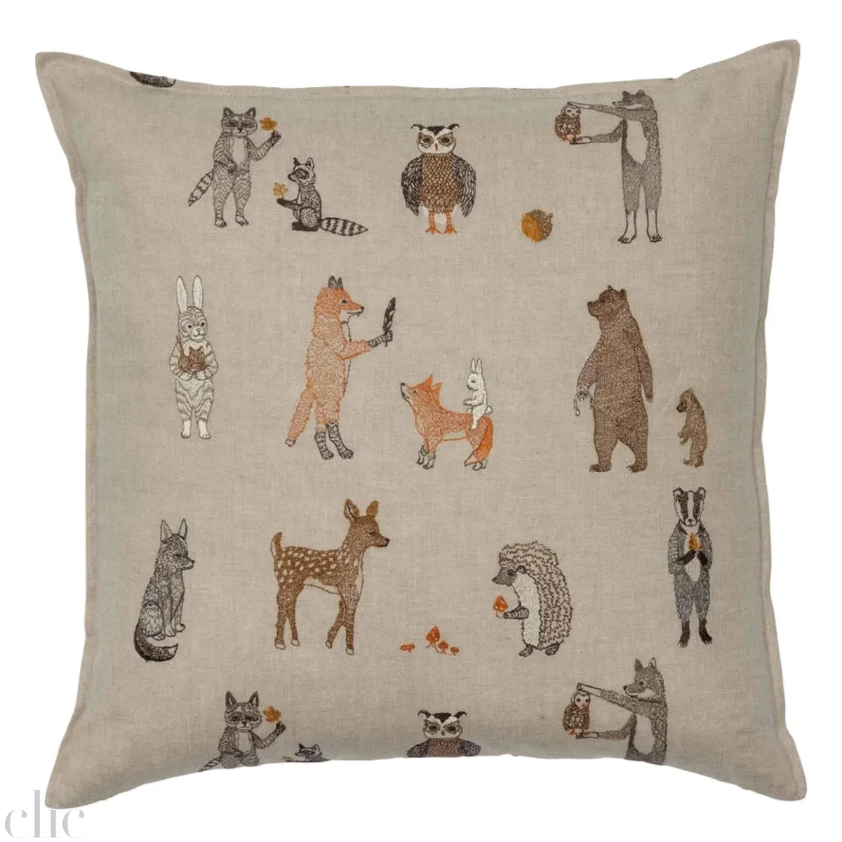 Woodland Friends Pillow, from Coral & Tusk
