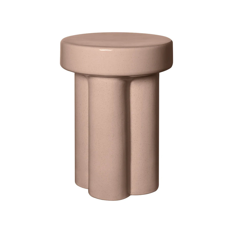 TORU Ceramic Side Table in Fungi, from Blomus