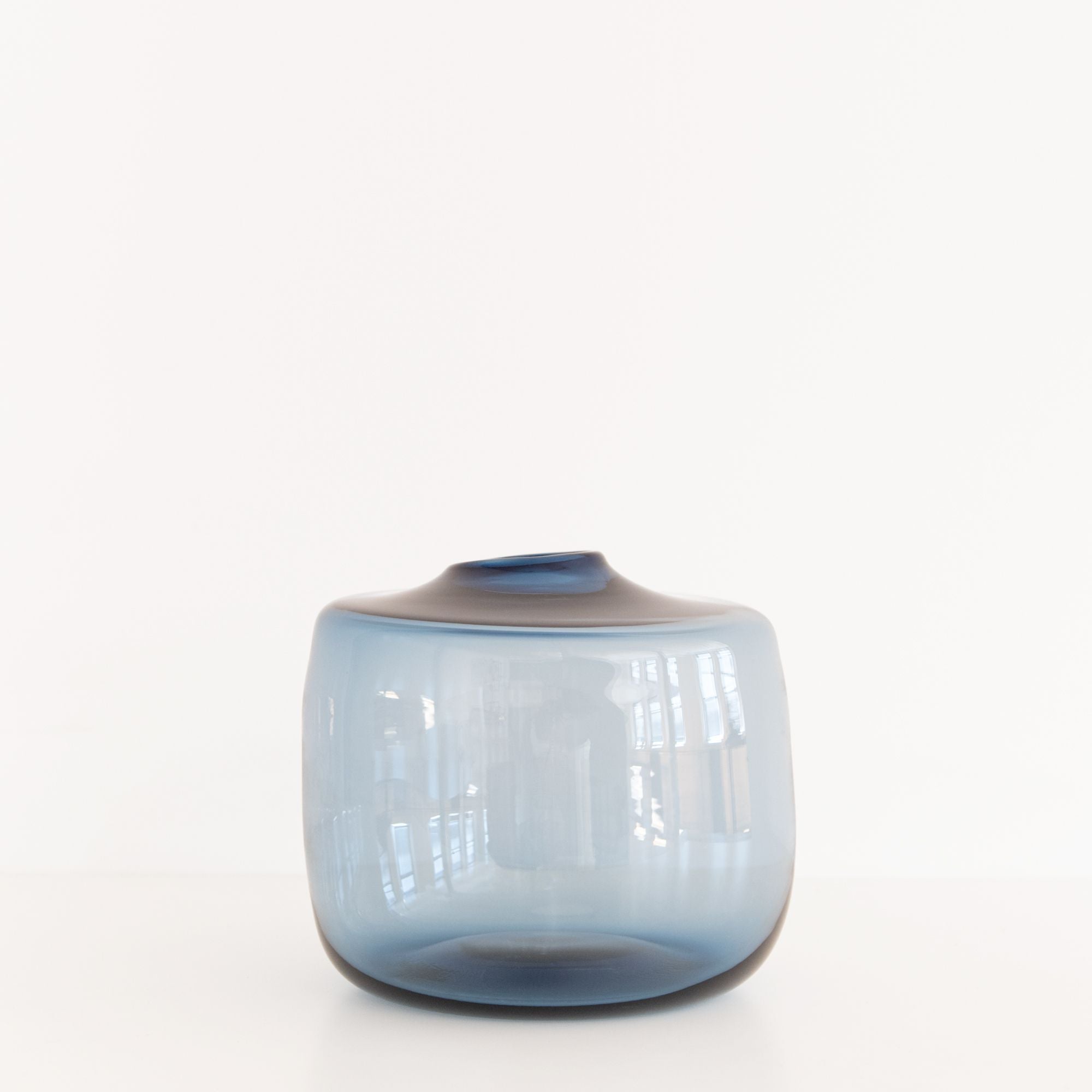 XL Gem Square Vase in Midnight, from Gary Bodker