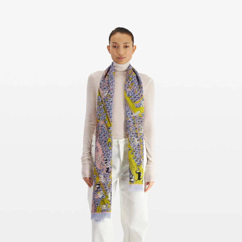 Louis Vuitton Scarf Travelling Requisites Silk