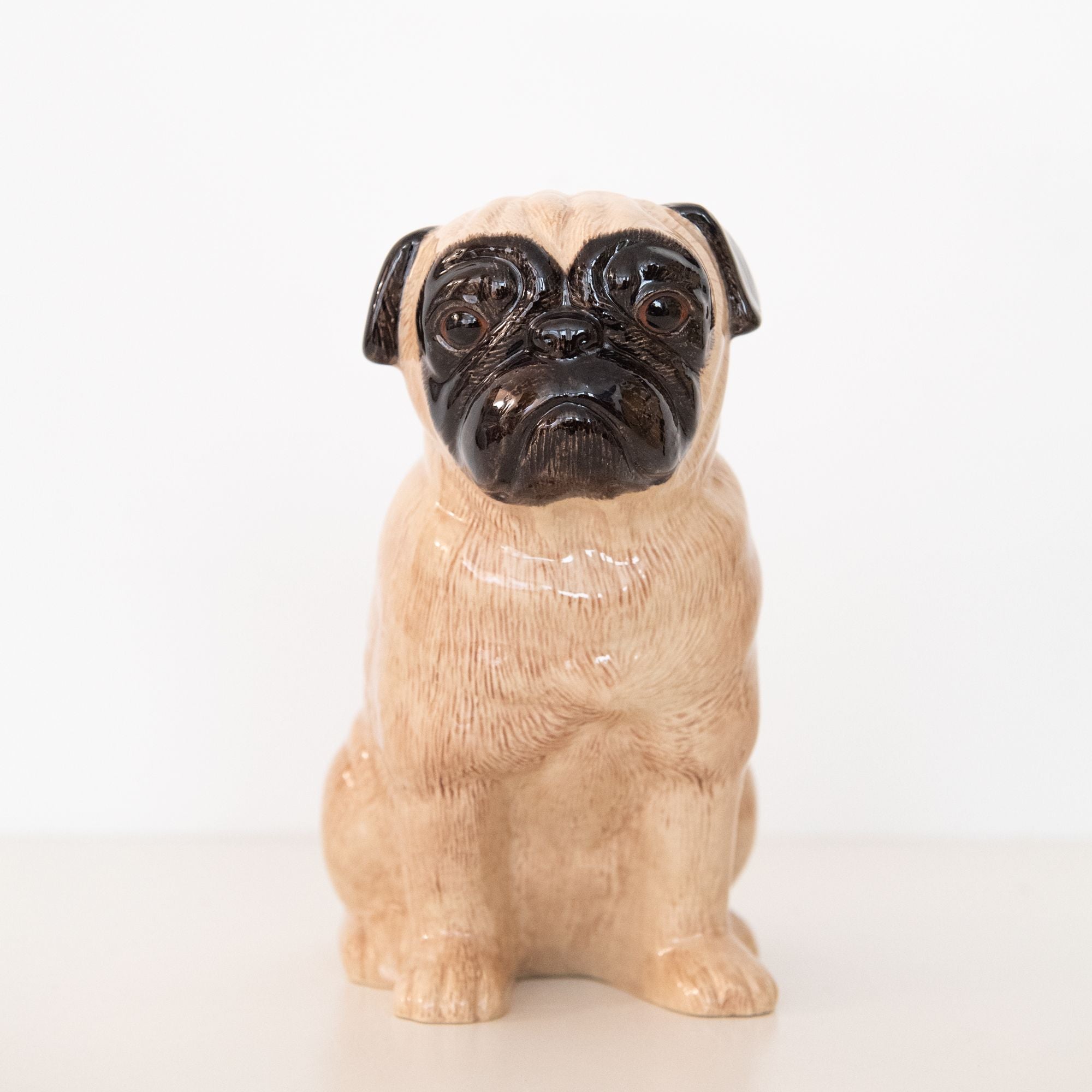Pug Flower Vase in Fawn, from Quail Ceramics