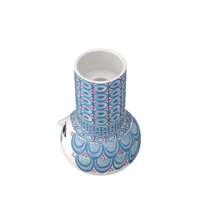 Bjørn Wiinblad Olga Candle holder in Blue, from Rosendahl Design