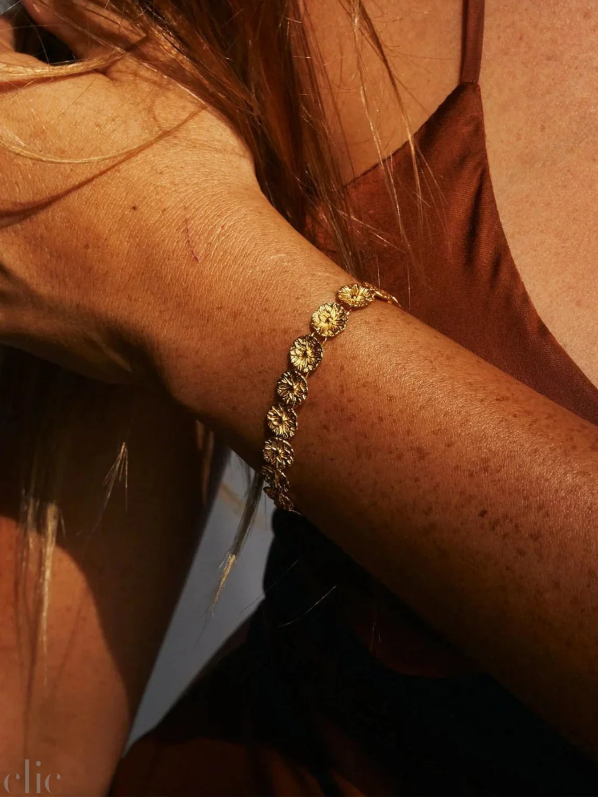 Ensemble Bracelet in Gold Vermeil, from Carina Hardy