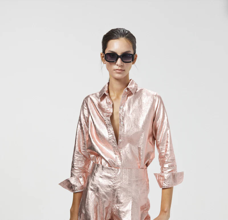 San Marino Pink Metallic Shirt, from Lanhtropy