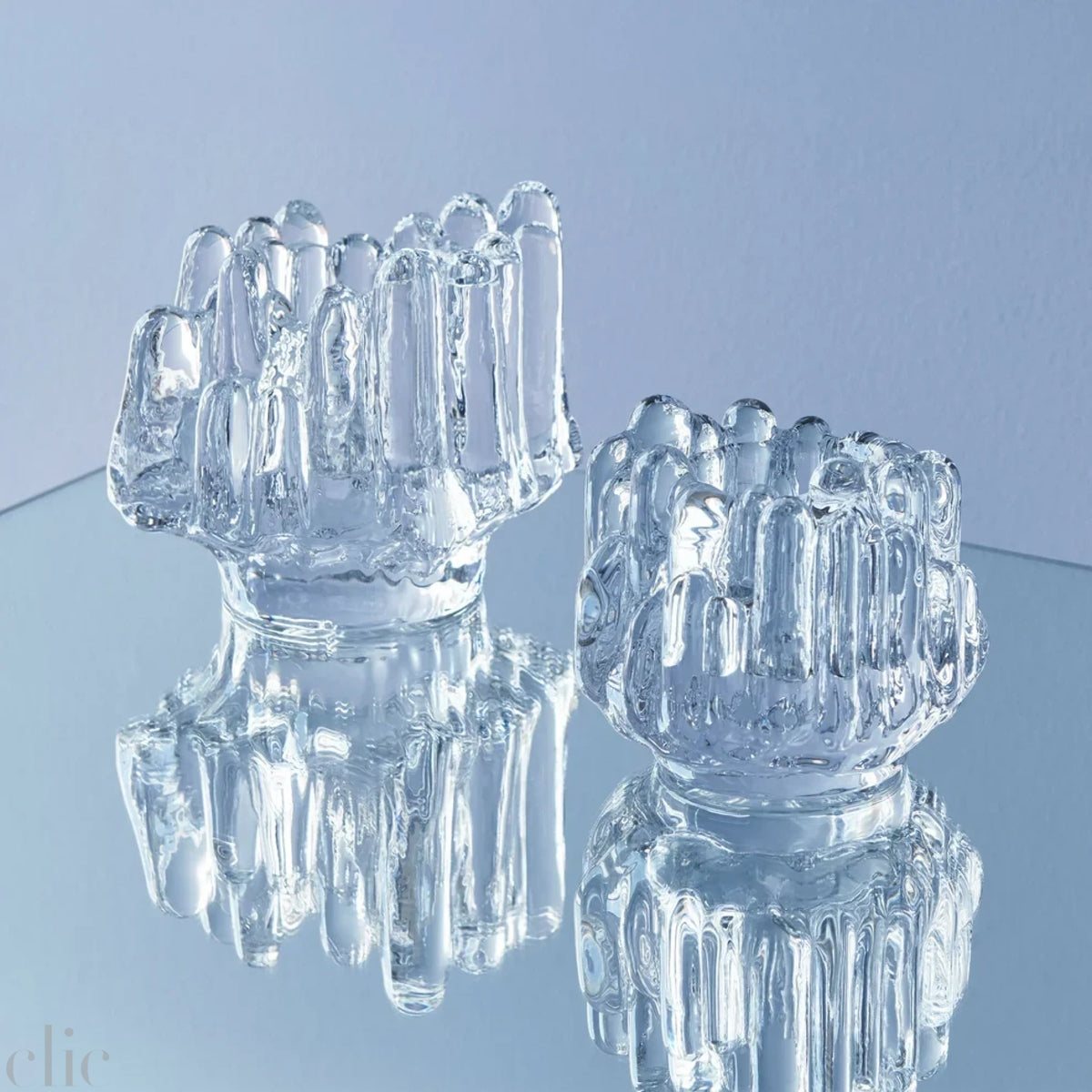 Small Clear Polar Votive