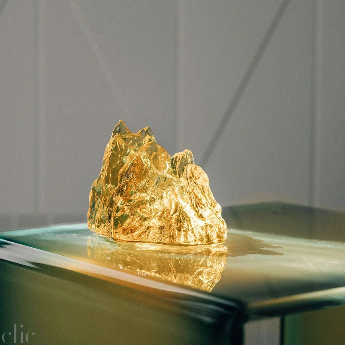 The Rock Votive in Yellow
