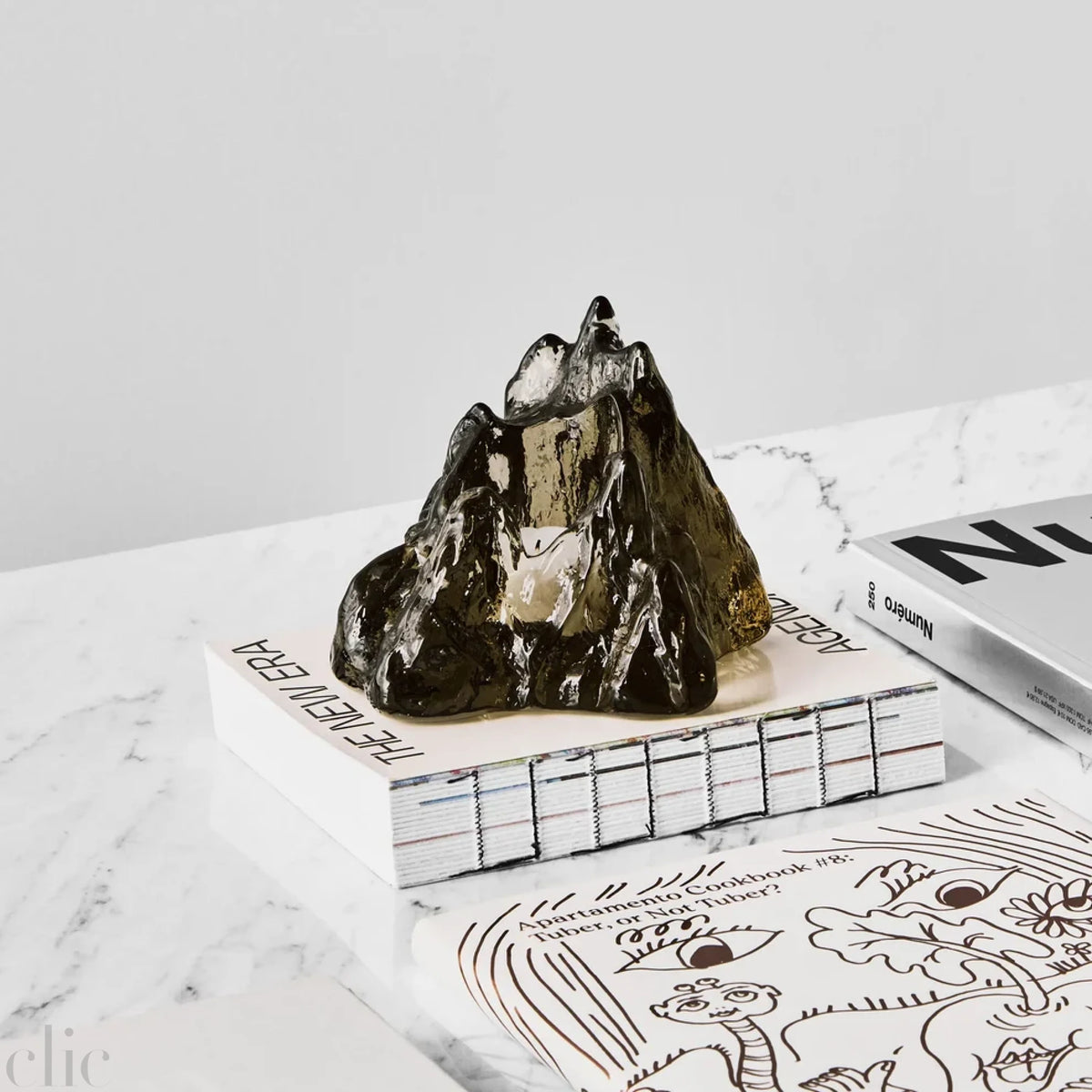 The Rock Votive in Taupe