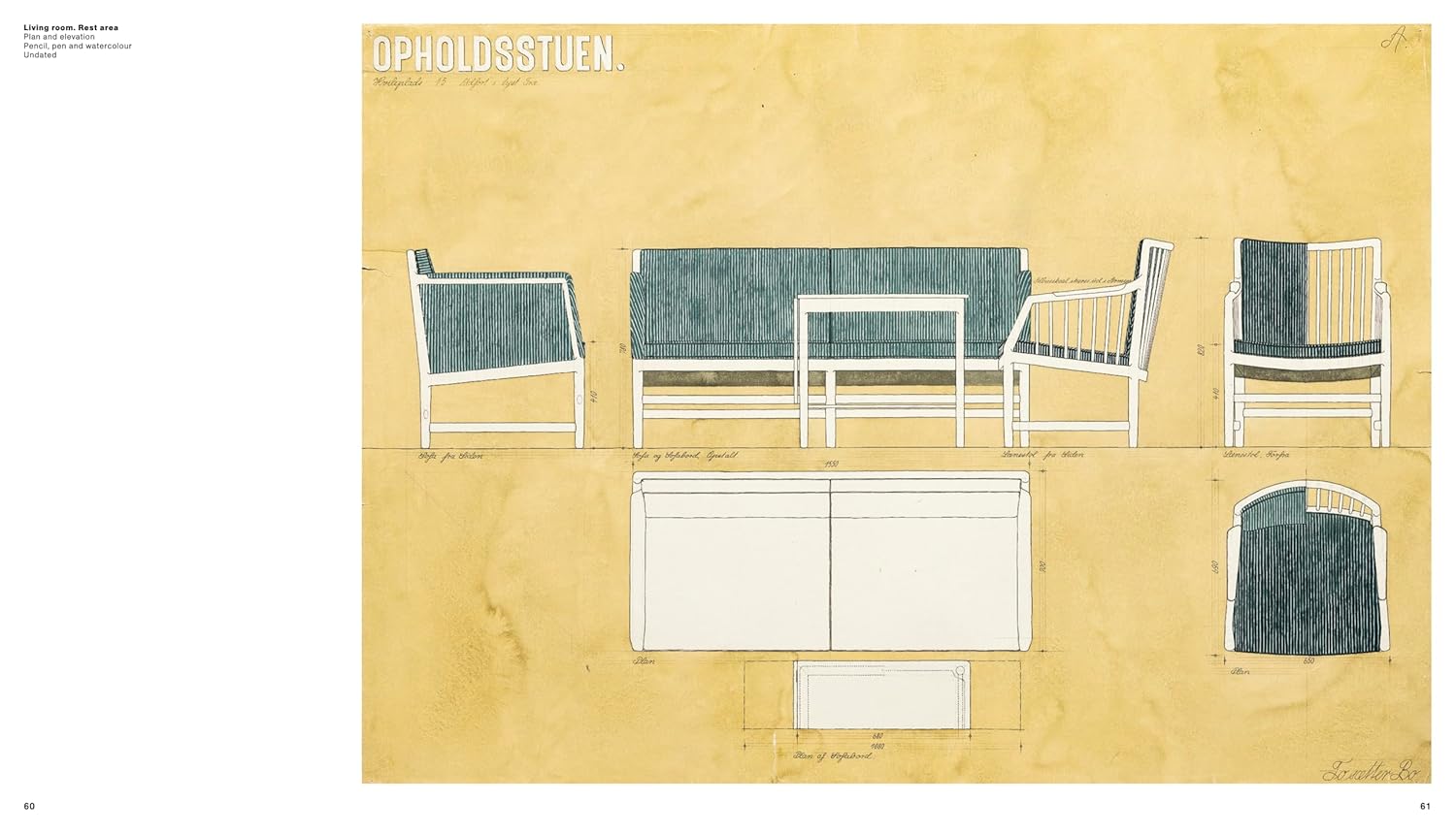 Watercolors by Hans J. Wegner