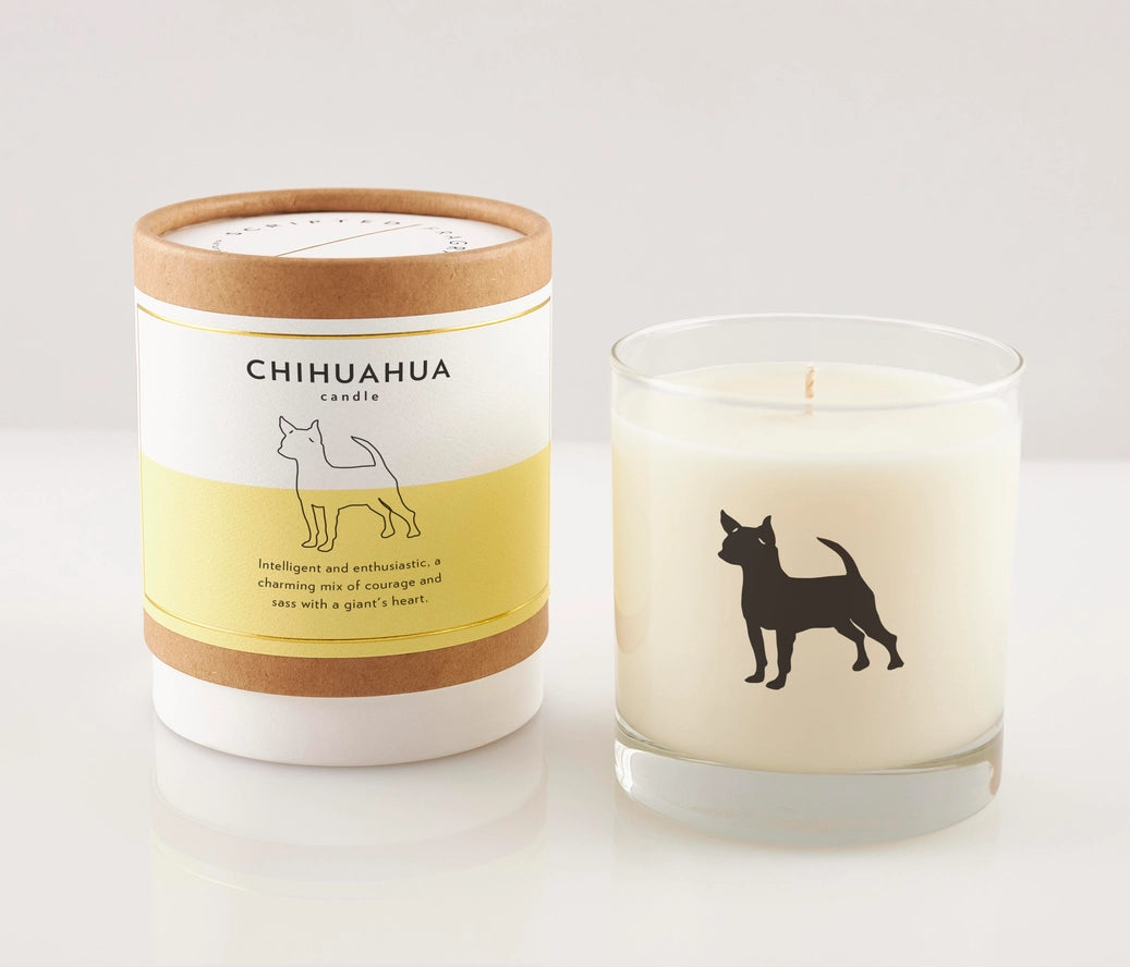 Chihuahua Dog Breed Soy Candle, from Scripted Fragrance