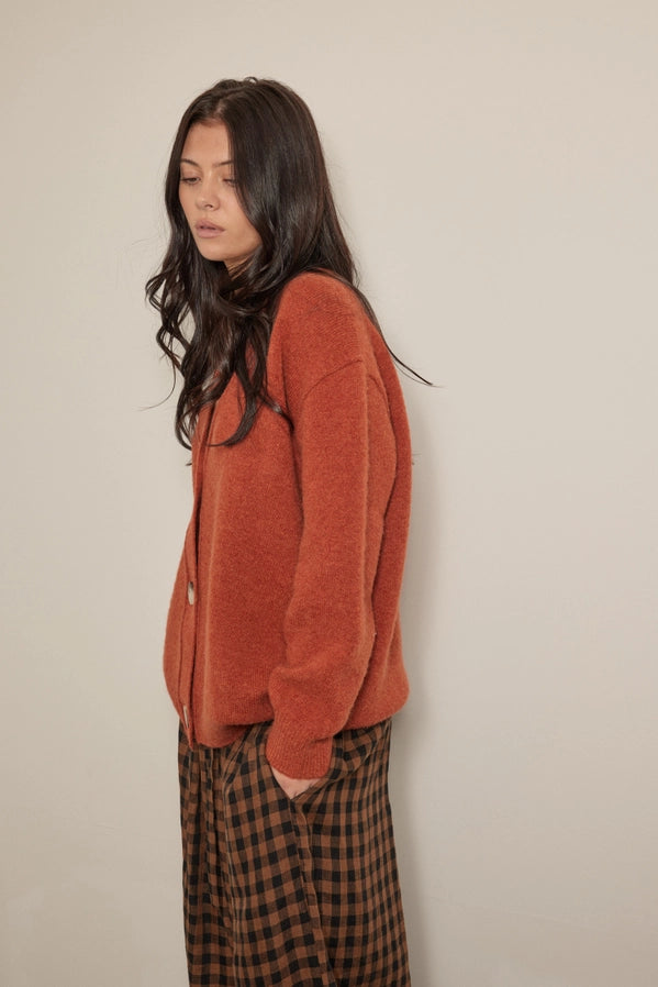 Alpaca Blend Button Down Cardigan, from Amente