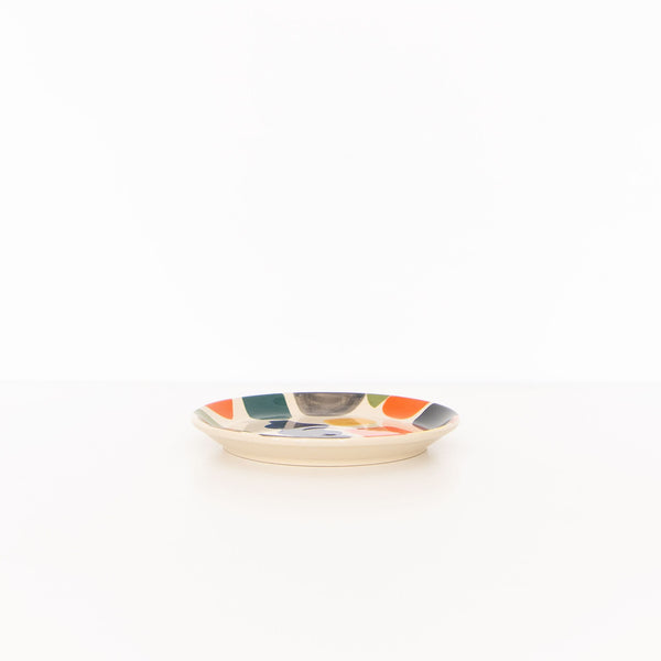 Mottle Stone Ceramic Side Plate, from Donna Wilson