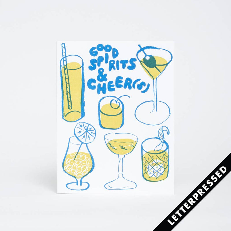 Spirits and Cheers Holiday Card, from Egg Press