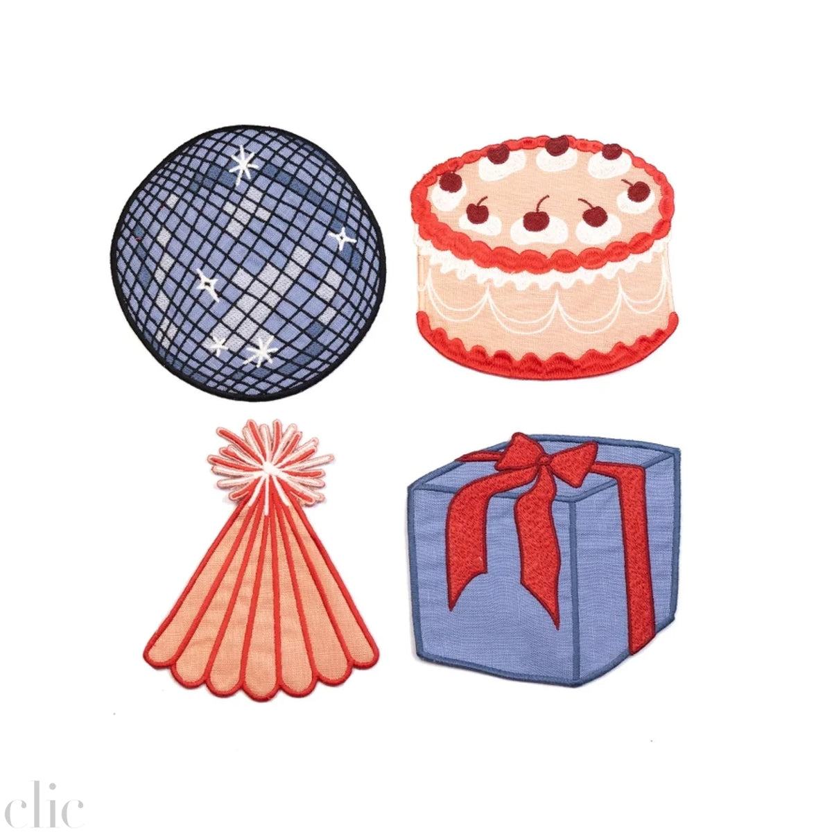 Set of 4 Birthday Napkins