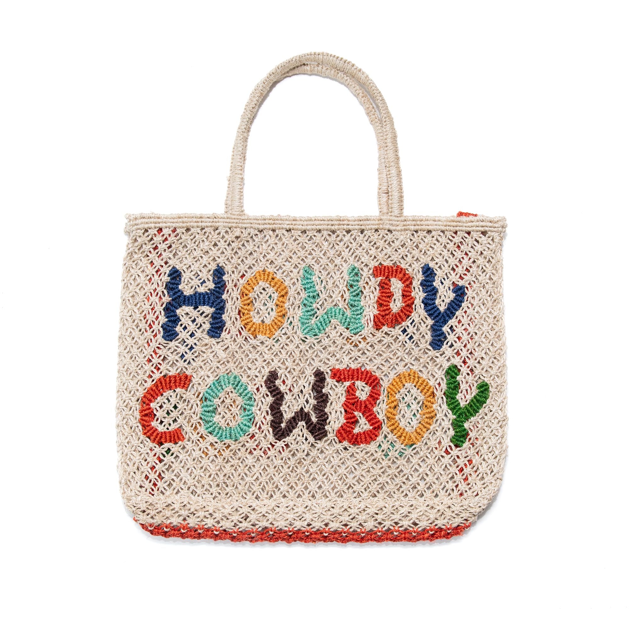 Howdy Cowboy Bag in Natural and Multi, from The Jacksons