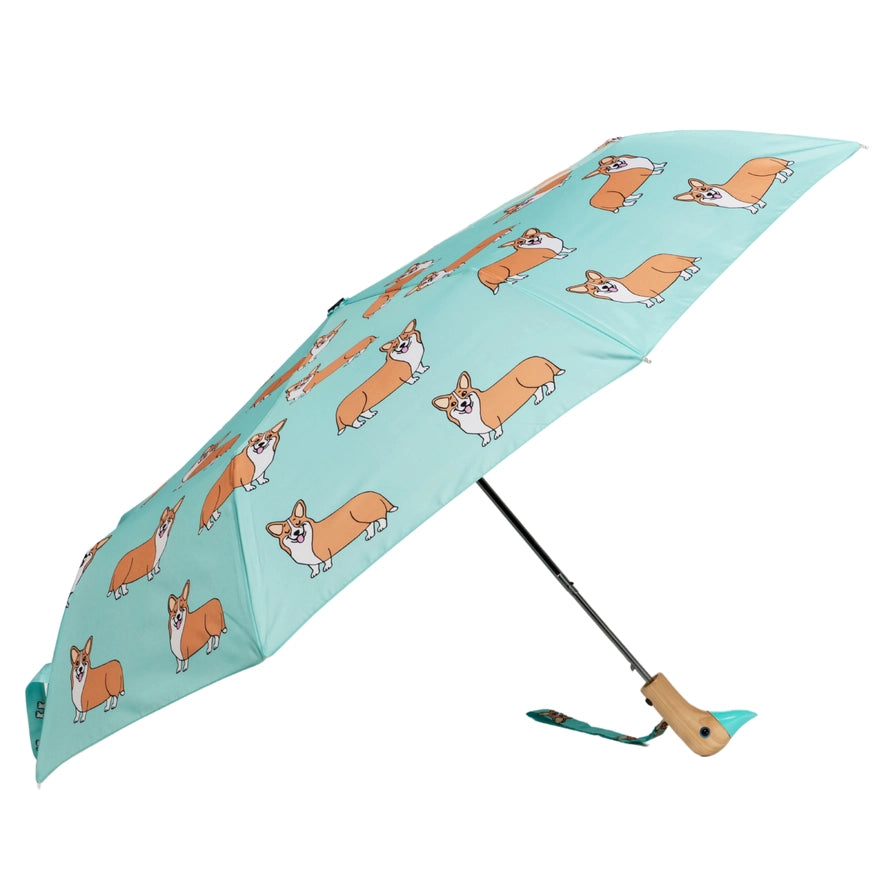 Compact Corgi Umbrella in Mint, from Original Duckhead