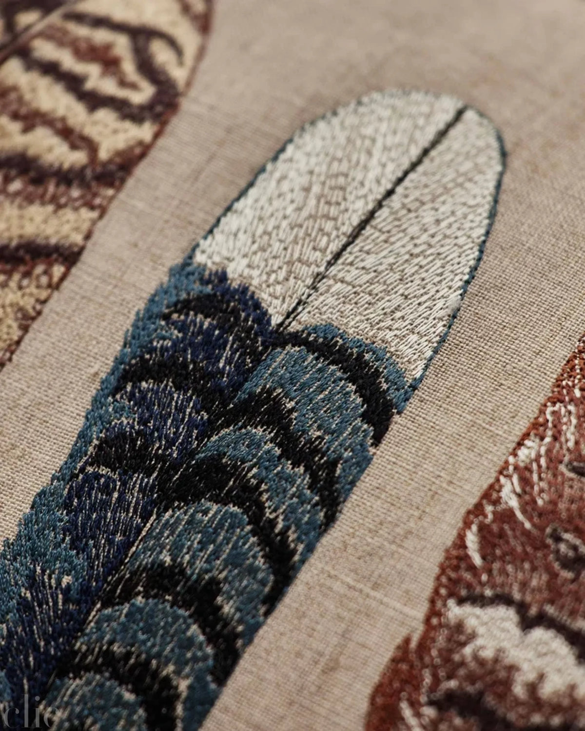 Medium Feathers Pillow, from Coral & Tusk