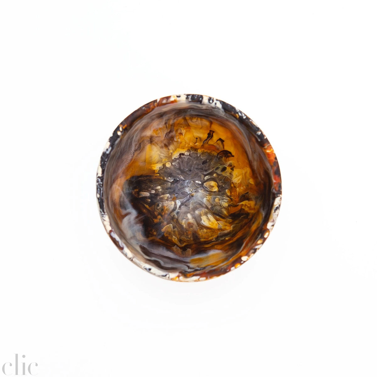Small Deep Bowl in Mocha Swirl, from Nashi Home