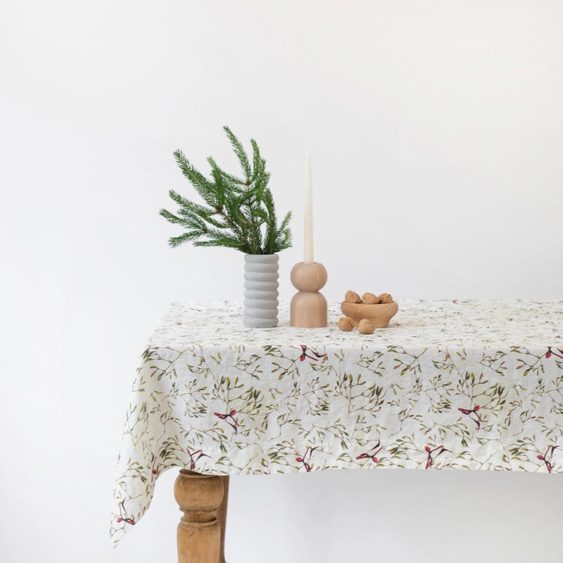 Misteltoe Tablecloth, from Linen Tales