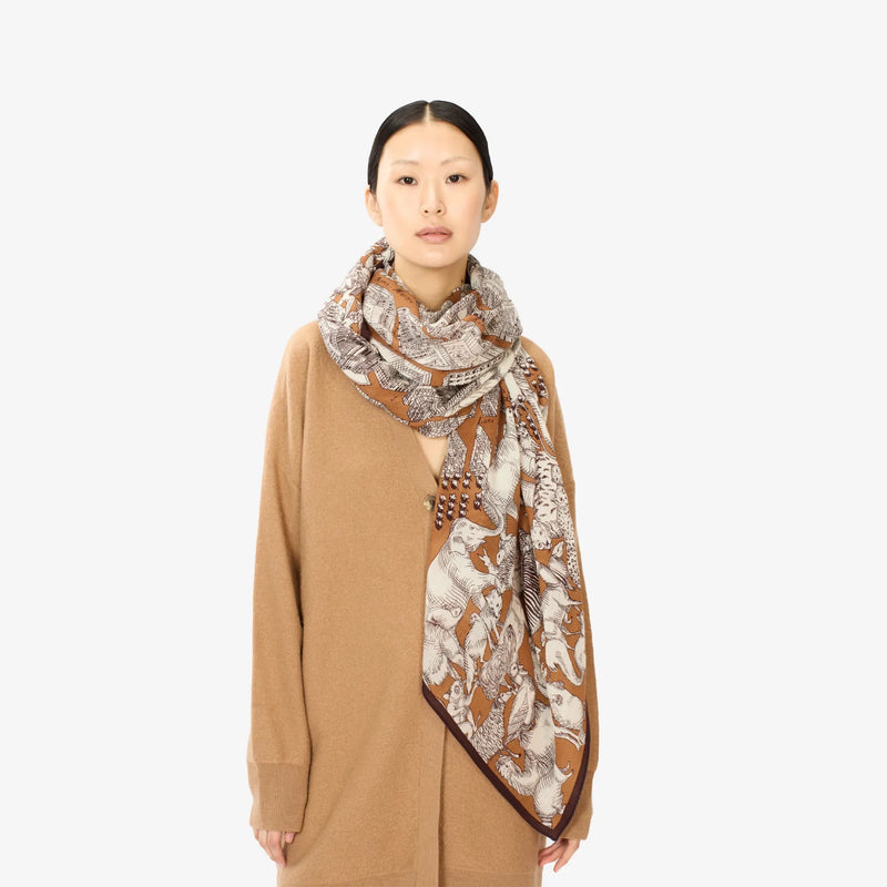 Turgot 100 Scarf, from Inoui Editions