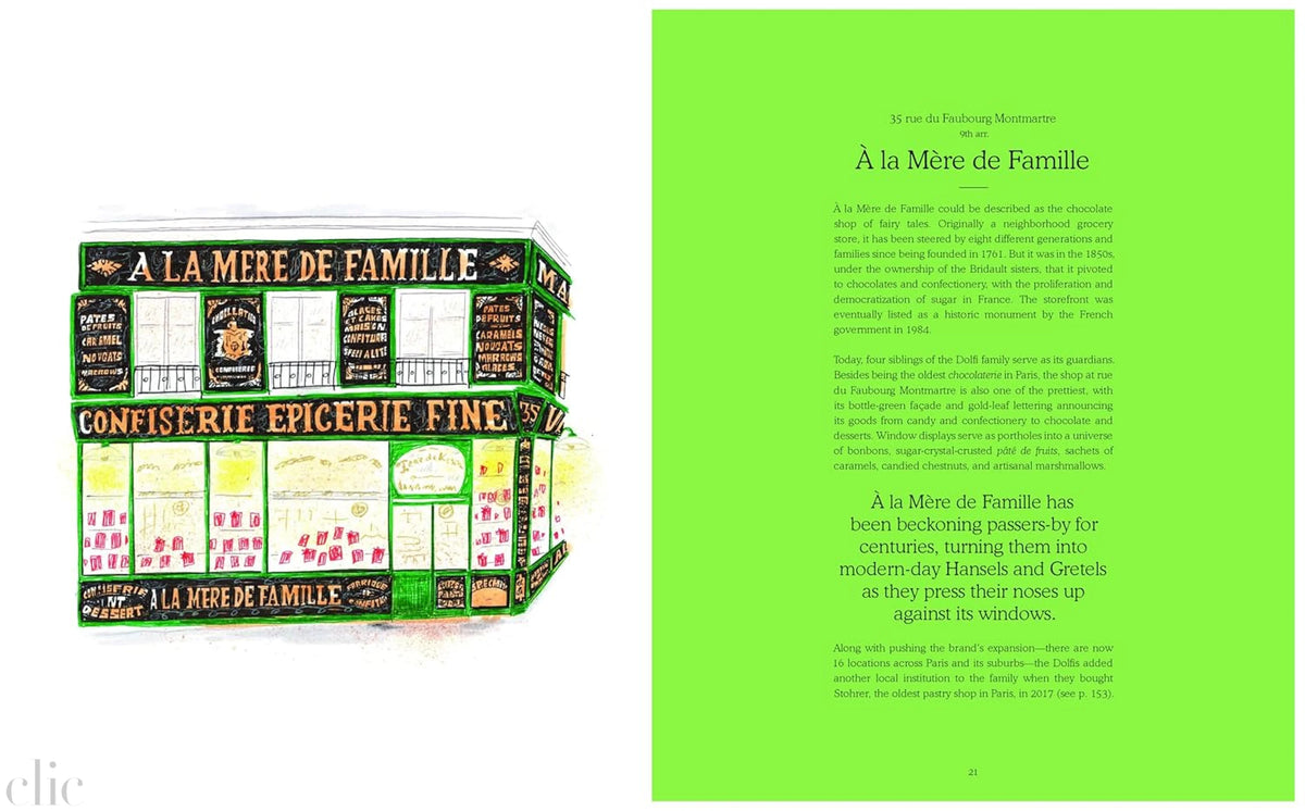 Paris Shopfronts: Illustrations of the City's Best-Loved Boutiques, Brasseries, Bars, and More