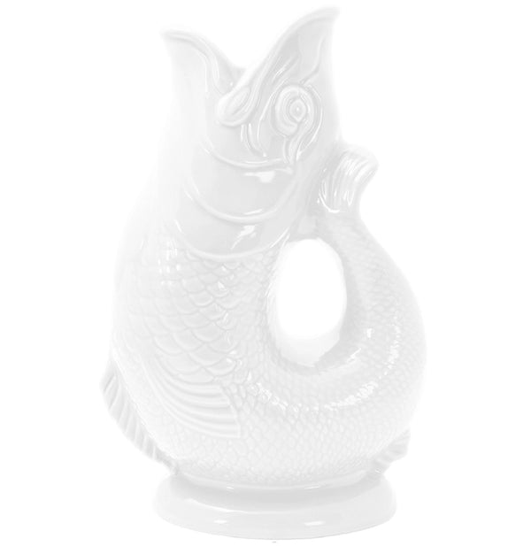 Gluggle Jug in White, from The Original Gluggle Jug