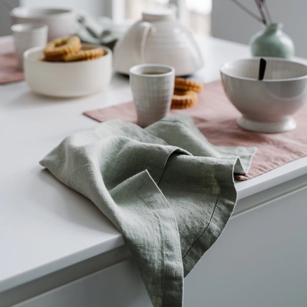 Sage Linen Napkins Set of 2, from Linen Tales