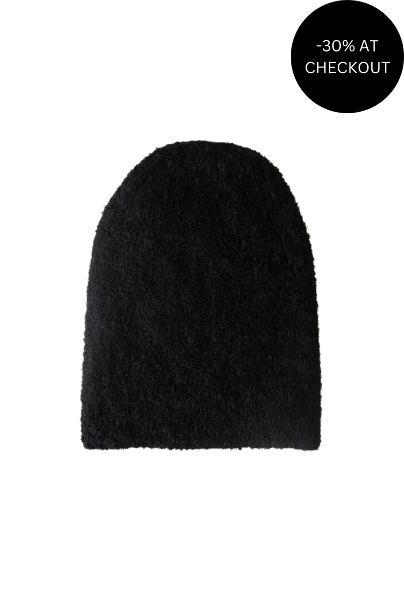 Remi Beanie in Black, from Bare Knitwear