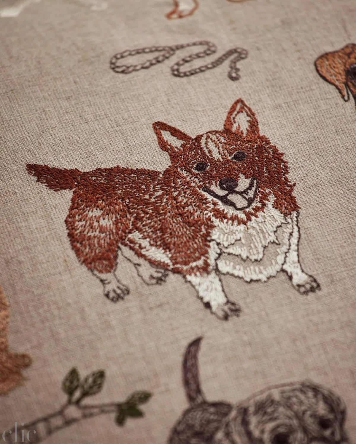 Dogs and Toys Pillow, from Coral & Tusk