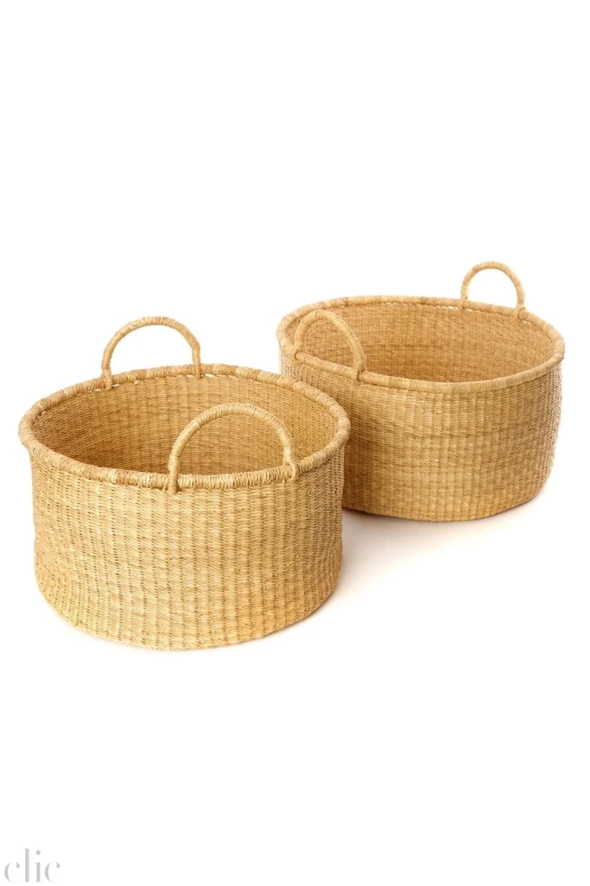 Medium Floor Basket in Natural