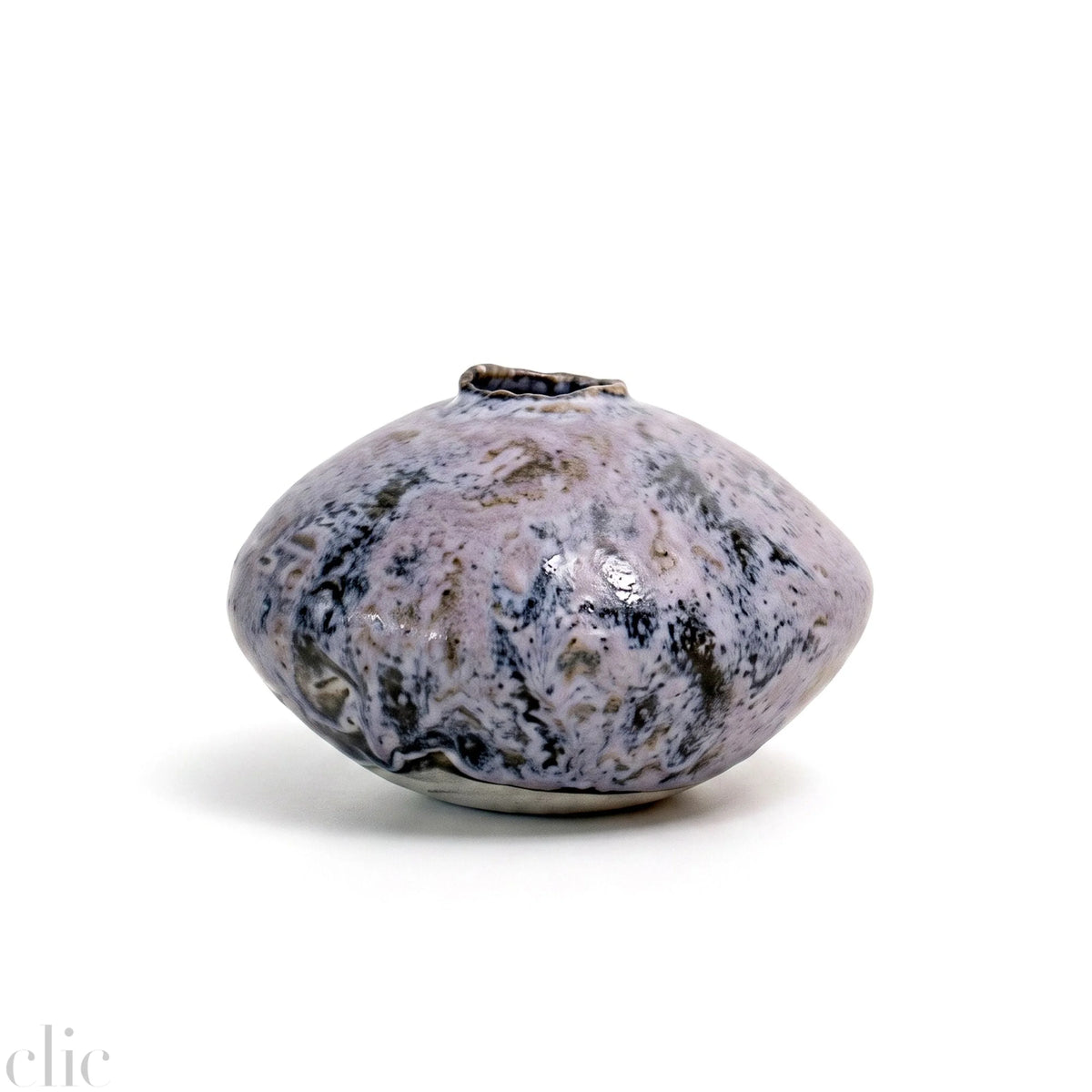 Moon Bud Vase in Storm